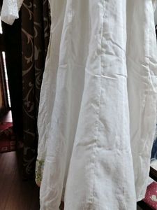Embroidered White Kurti