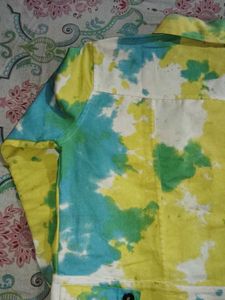 Tie-Dye Denim Jacket