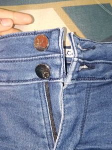Girls Denim Shorts with Bow Detail