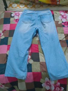 Wide Leg Denim Jeans