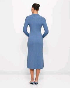 Ribbed Western Bodygon Dress