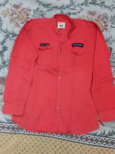 Red Casual Shirt