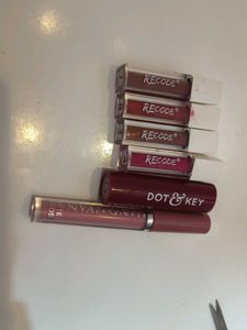Lipstick pack of 6 in set recode brand not use