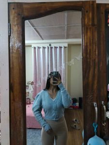 H&M Puff-Sleeve Cardigan