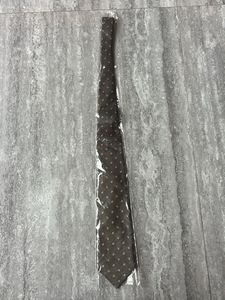 Brown Polka Dot Necktie