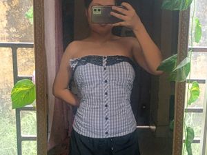 preppy tube top