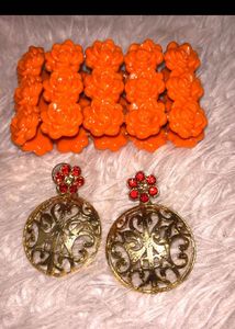 Oxidized Jhumka Earrings Combo