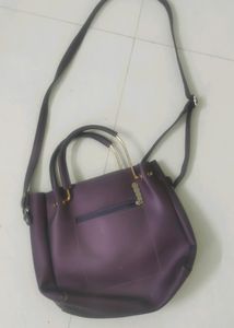 Purple Colour Sling Bag For Women