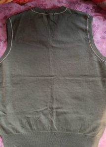 Women  V Neck Brown Sweater
