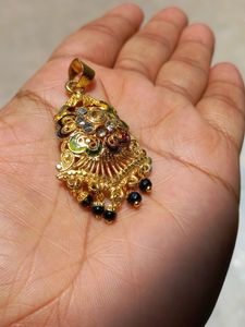 Imitation Jewellery city gold Locket minakari work
