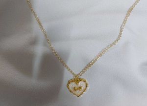 Heart Enamel Bow Pendant🩷🎀