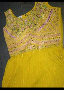 Elegant Yellow anarkali