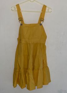 Yellow Jumper Dress