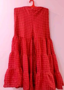 Red Sharara Suit