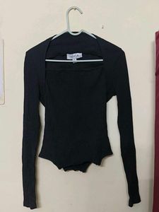 Black Long Sleeve Top