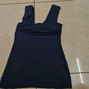 Party Top With Deep V Neck