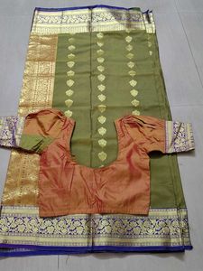 Green Pattu Saree