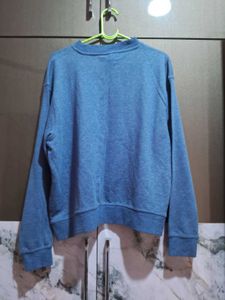 h&amp;m Blue Relaxed Fit Sweatshirt