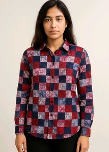 Checked Print Shirt