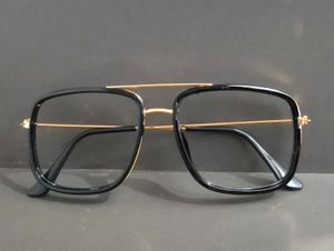 Spectacle Frame Black and Gold Color Edith Design