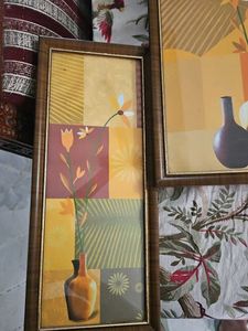Framed Floral Artwork