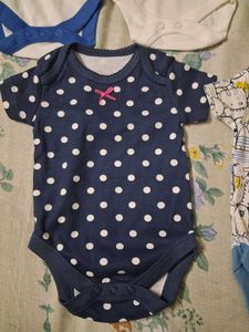 Baby Bodysuit Romper Set Of  (5-Piece)