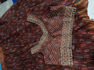 Tan Brown Aesthetic Lehenga