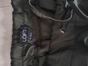 Olive Green Casual Pants