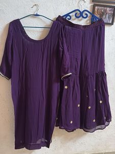 Tailored Kurta &amp; Sharara Set