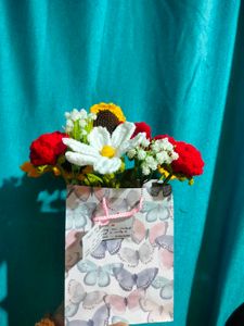 Crochet Valentine Bouquet