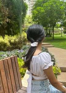 White Crop Top