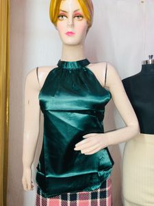 Emerald Green Halter Top