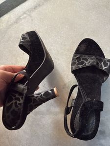 Black Ankle Strap Heels