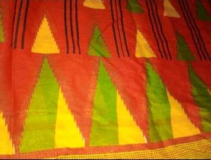 Geometric Print Saree