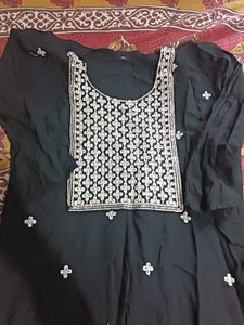 Elegant Black Kurta