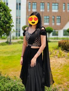Indo - Western Heavy Saree