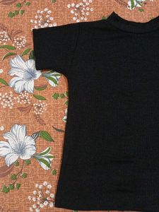 Black Crop Top