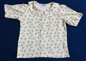 Floral Peter Pan Collar Top