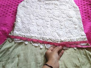 Crochet Detail Dress
