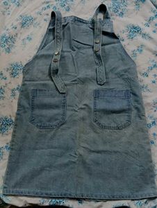 Denim Pinafore Dress
