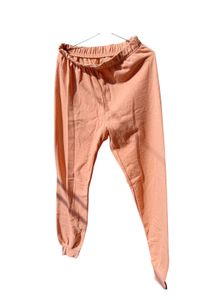 Peach Colour Casual Bottom Winterwear with size M.