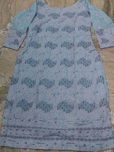 Elegant Blue embroidered Kurta