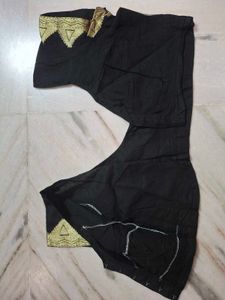 Black Cotton Blouse