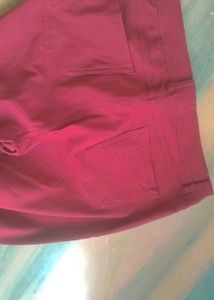 Maroon Stretchable Jeans