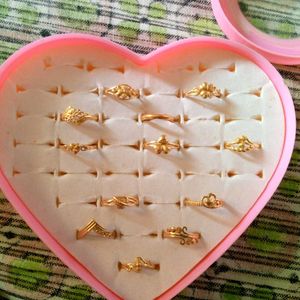 Gold Plated Ring Set