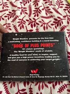 Book About Fitness- Plus Points
