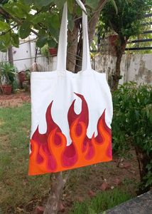 New Multi Flames Tote Bag