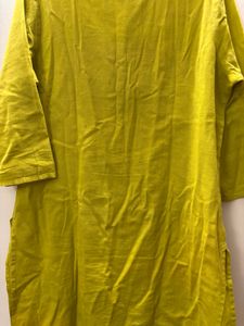 Yellow Embroidered Top