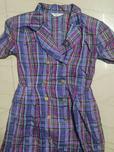Vintage Plaid Dress
