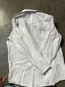White Casual Shirt For Women
